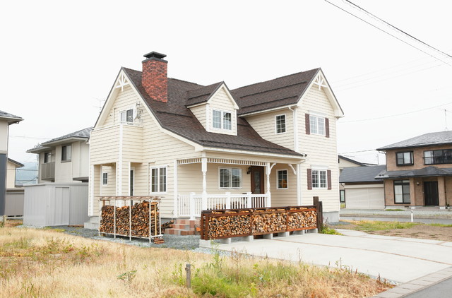 古き良きアーリーアメリカンハウス 庭 他の地域 株式会社福井建設 Houzz ハウズ