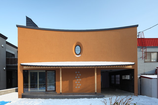 新築 庇のある家 Japanese Living Room Sapporo By アトリエテッラ株式会社 Houzz