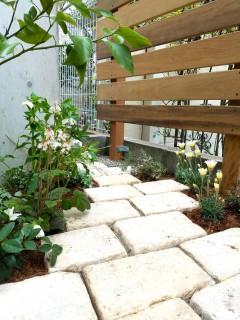 三角形の小さなお庭 Landscape Tokyo By 庭楽 Teiraku Houzz