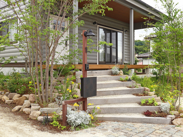 Works 01 緑が豊かな外構 Scandinavian Garden Other By 緑と暮らしの庭設計 Sora Niwa Houzz Ie