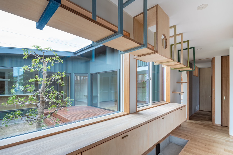 猫と暮らす中庭のある家 Scandinavian Hall Other By 猫と建築社 Houzz