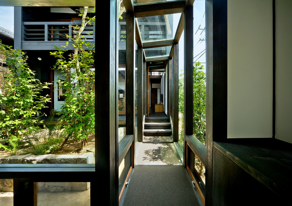伊賀の家ー中庭のある家 Hall Osaka By 石井智子 美建設計事務所 Houzz
