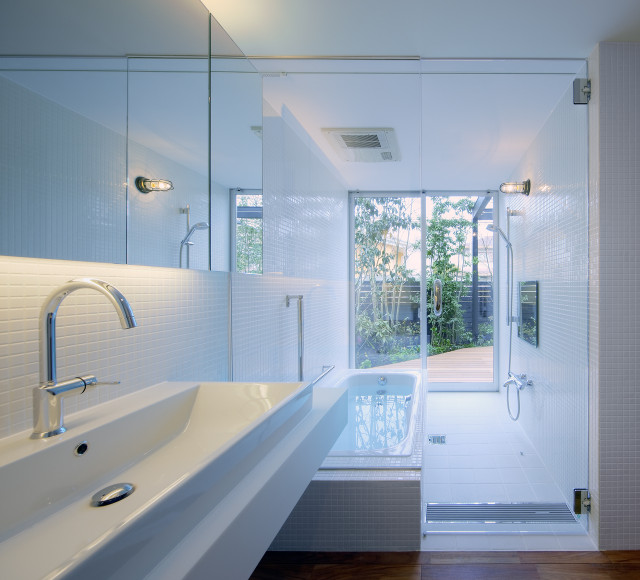 千里山の家 Modern Bathroom Osaka By 大西憲司設計工房 Houzz