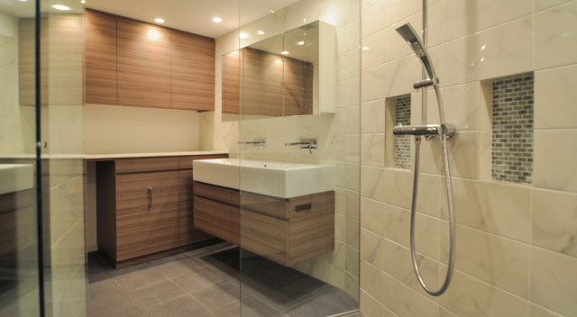 東京都港区 マンション 浴室洗面所リフォーム Modern Bathroom Other By Style Source Interior Design スタイルソース Houzz