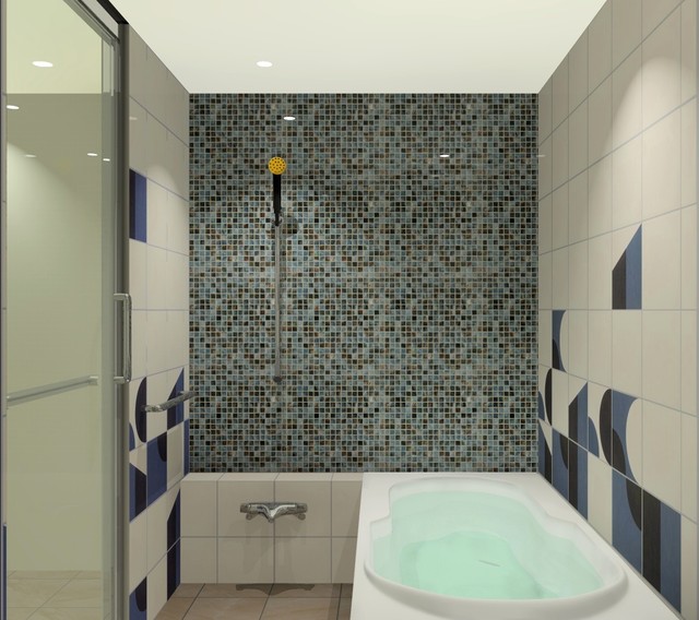 柔らかな素材の ソフトバス 搭載の高級ユイットバス モダン 浴室 他の地域 株式会社フリーバス企画 Houzz ハウズ