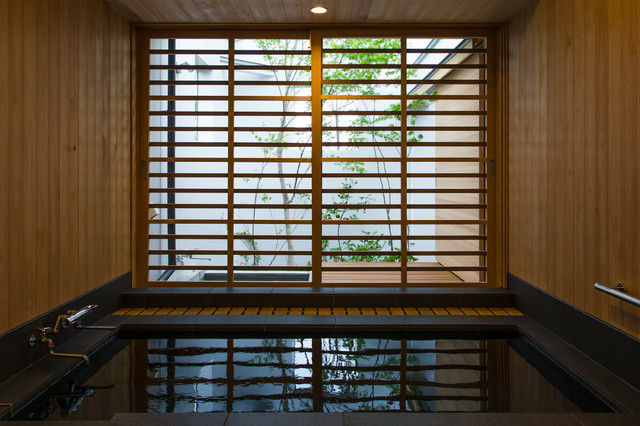 菊池の風呂の家 モダン 浴室 他の地域 林田直樹建築デザイン事務所 Houzz ハウズ