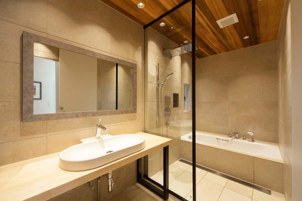 B様邸 在来浴室リフォーム Wedi自由設計 Transitional Bathroom Other By ボウクス株式会社 Houzz