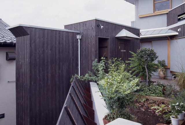 混構造 ハイブリッド 人工地盤の庭 1f鉄筋コンクリート 2 3f木造 Modern Shed Other By 株 独楽蔵 Komagura Houzz 混構造 ハイブリッド 人工地盤の庭 1f鉄筋コンクリート 2 3f木造 Modern Shed Other By 株 独楽蔵 Komagura Houzz