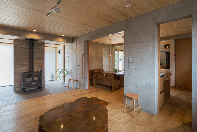 きなりの家 Asian Entrance Other By Atelier N Houzz