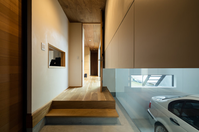 京都 西山のガレージハウス Japonais Entree Kyoto Par ザウス株式会社 Zaus Co Ltd Houzz