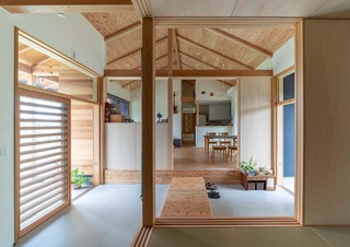 八千種の家 玄関 渡り廊下 Japanese Entry Other By 中澤建築設計事務所 Houzz