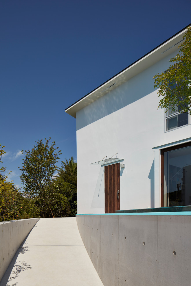 海の家 高級住宅地 披露山の別荘建築 Contemporary Porch Other By ｍ アーキテクツ Houzz