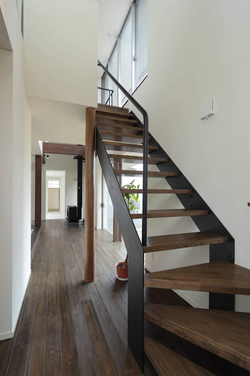 のびのび暮らす家 Modern Staircase Other By 株式会社カナザワ建築設計事務所 Houzz