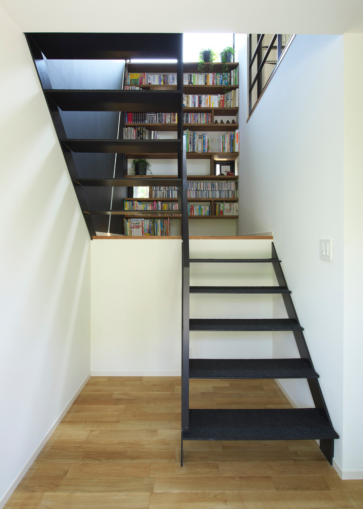 世田谷区 U邸 Industrial Staircase Tokyo By 桃山建設株式会社 Houzz