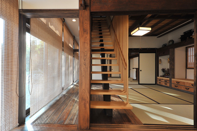 小森工務店 築60年の古民家改修 Japonais Escalier Autres Perimetres Par いわき家ナビ Houzz