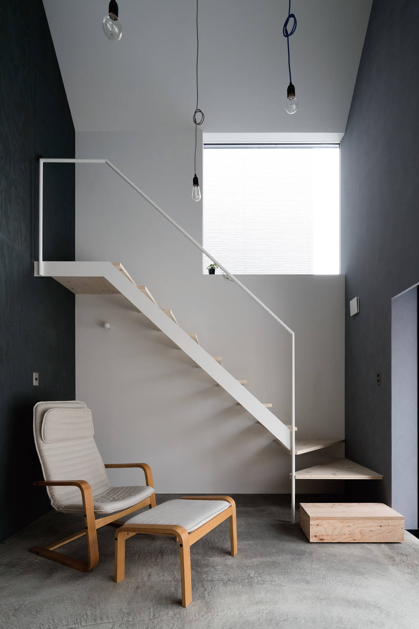 旗竿地の家 Industrial Staircase Sapporo By 株式会社kanna Design カンナデザイン Houzz