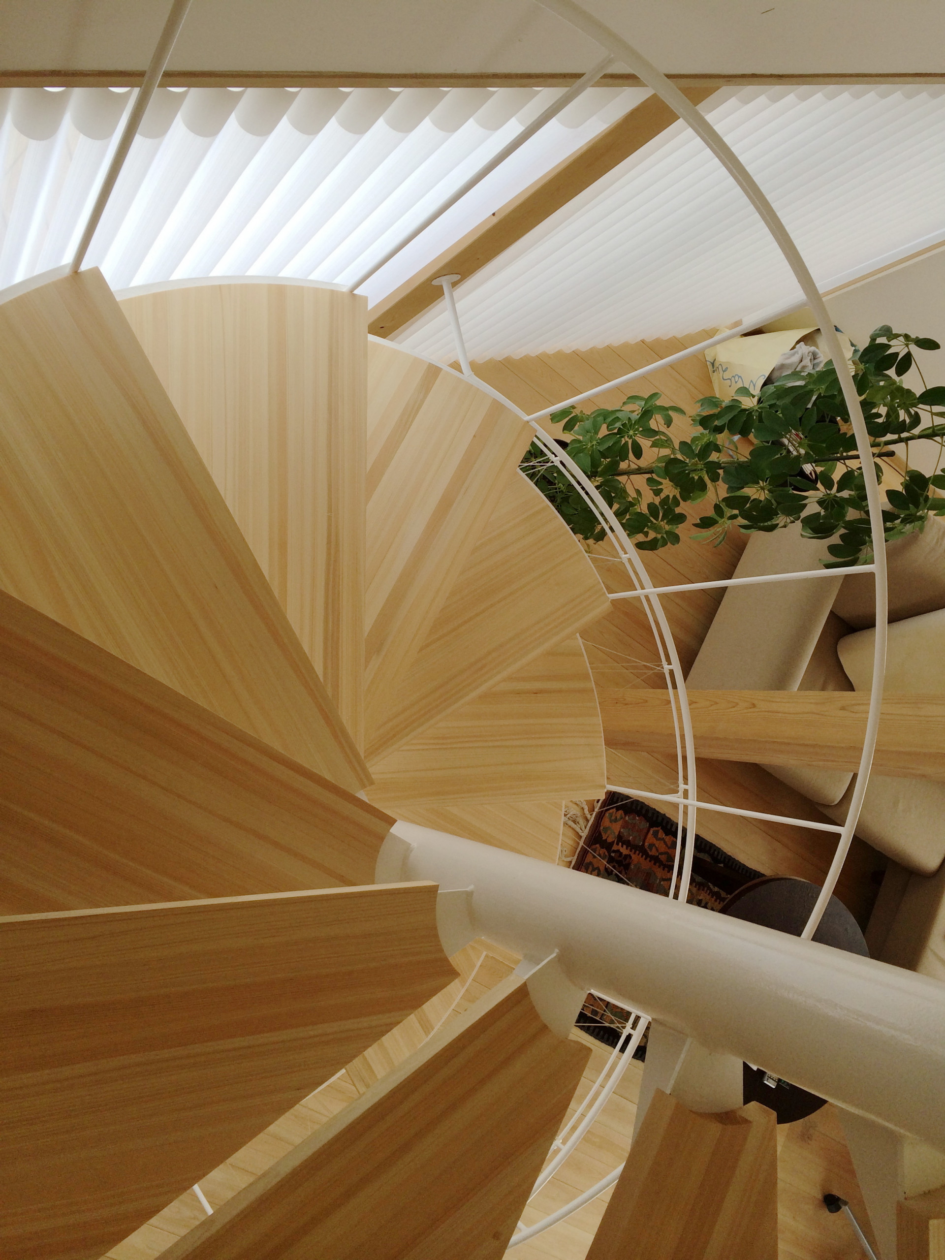 螺旋階段 檜集成材 Scandinavian Staircase Other By 高野設計工房 Houzz