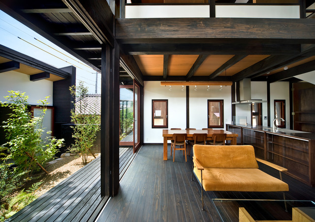 庭や風景と一体になったテラスのすすめ Houzz (ハウズ)