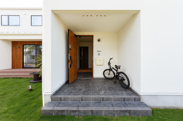 『ブルックリン×カリフォルニア』 コンテンポラリー 玄関 他の地域 Earth Home 株式会社市理 Houzz (ハウズ)