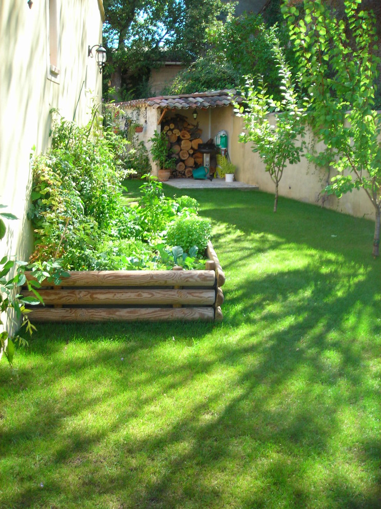 Cette photo montre un abri de jardin méditerranéen.