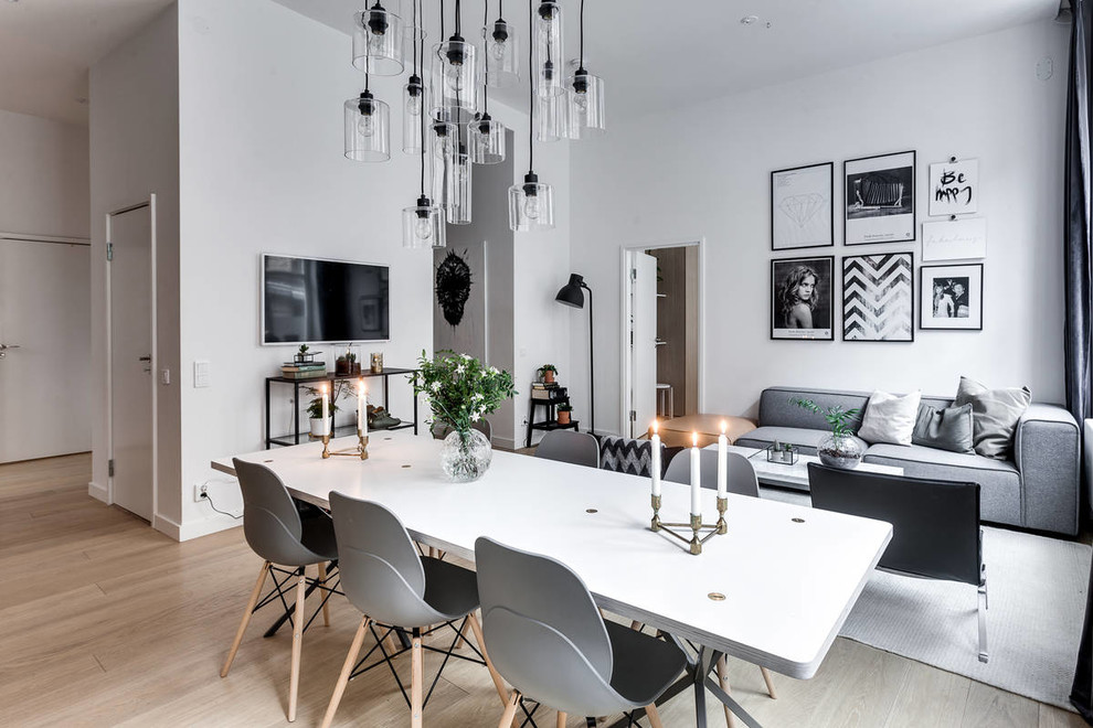 Modernes Wohnzimmer in Stockholm