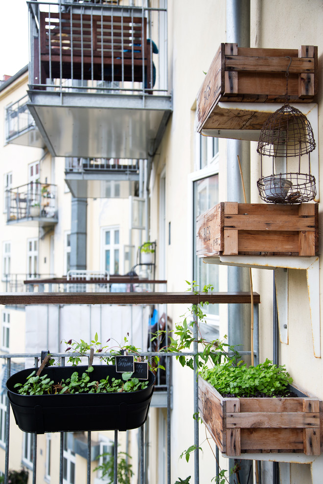 Design ideas for a scandi balcony in Copenhagen.