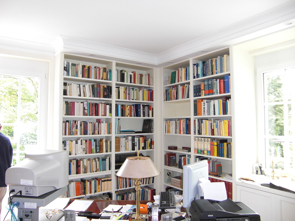 Bibliothek Traditional Home Office Hamburg by Tischlerei nipa