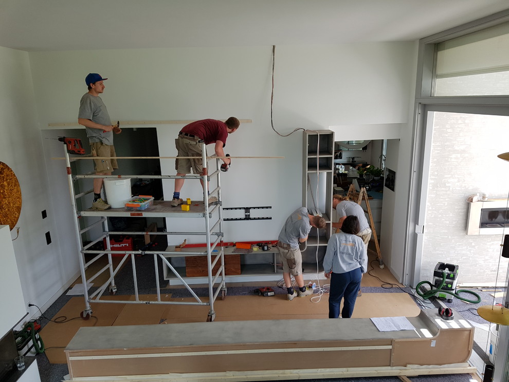 Idées déco pour un bureau contemporain.