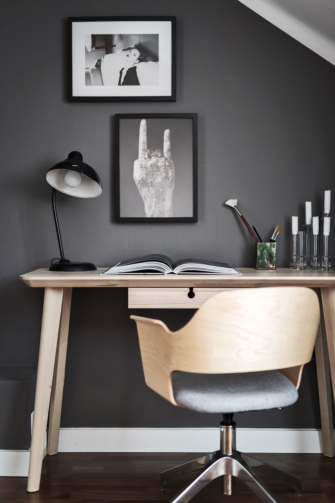 Example of a danish home office design in Stockholm