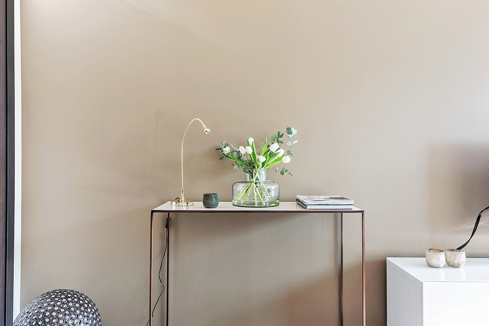 Bild på ett minimalistiskt arbetsrum