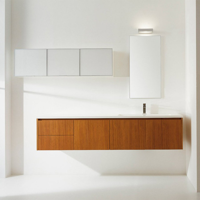 Badeværelsesmøbler Hi-teak valnød / DESIGN4HOME - Scandinavian - Bathroom -  Copenhagen - by Design4Home | Houzz