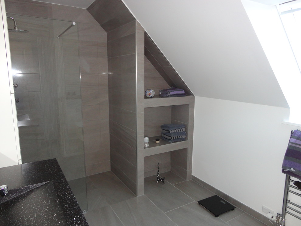 Свежая идея для дизайна: ванная комната в скандинавском стиле - отличное фото интерьера