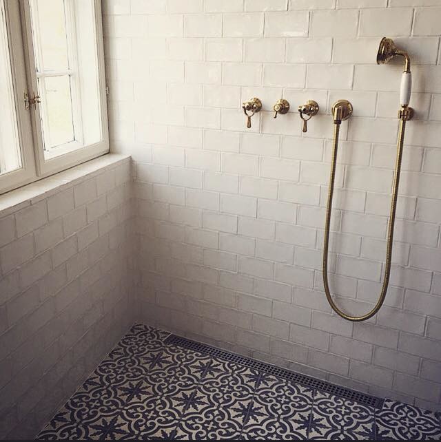Photo of a classic bathroom in Copenhagen.
