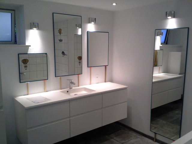 Special Spejl opsætning - Modern - Bathroom - Aalborg - by BHS GLAS | Houzz