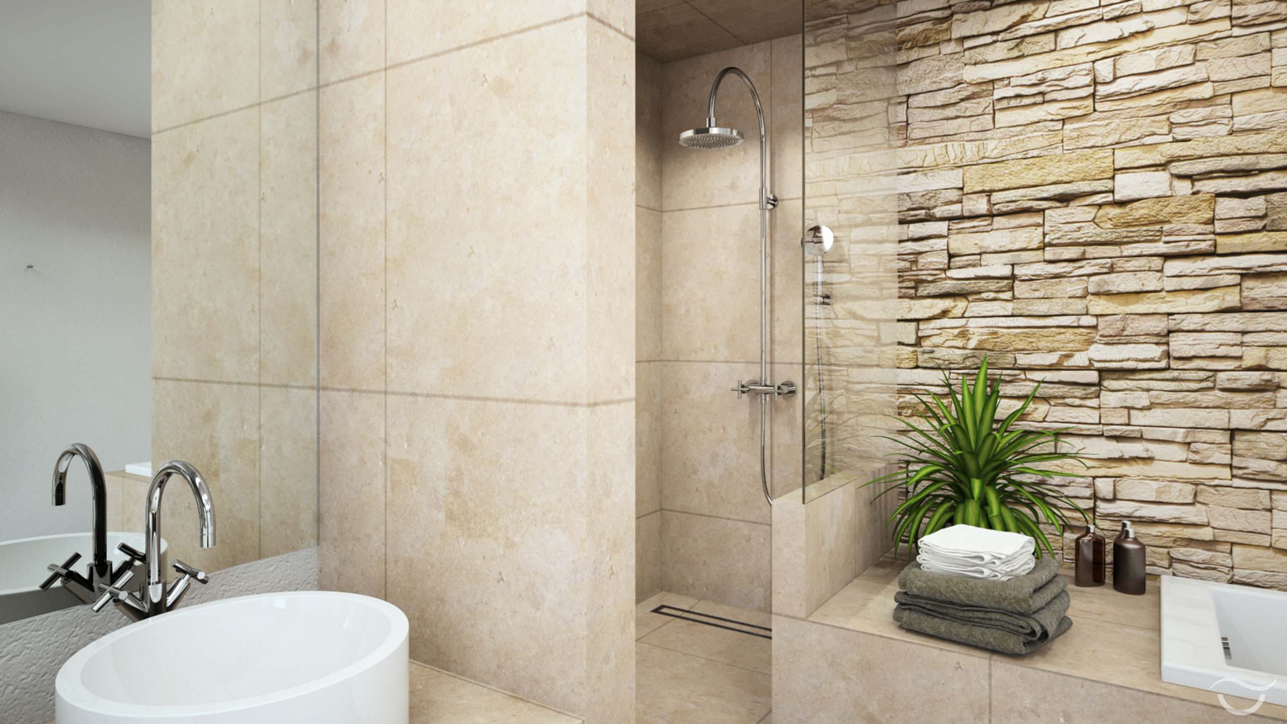 Badezimmer-Design RUSTICO - Rustic - Bathroom - Munich - by Banovo | Houzz