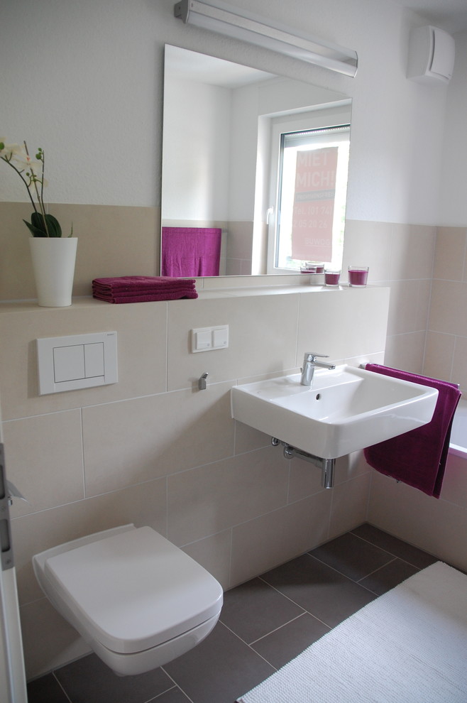 Imagen de cuarto de baño principal contemporáneo de tamaño medio