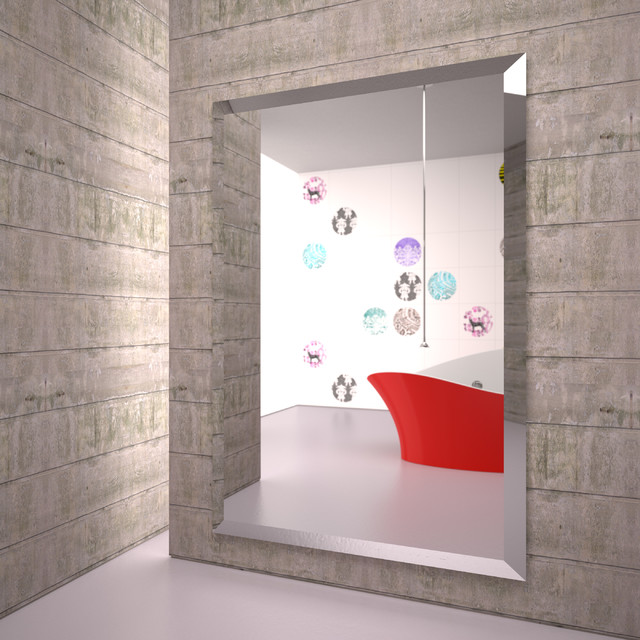 Design Heizkörper Yang, verspiegelt - Modern - Badezimmer - Sonstige