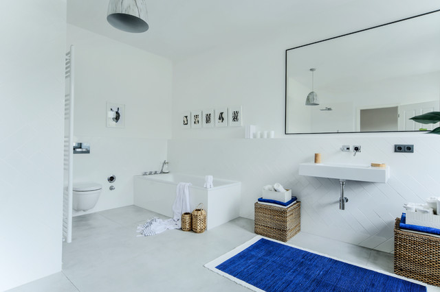 Düsseldorf Stadtmitte Luxury Musterwohnung - Modern - Badezimmer