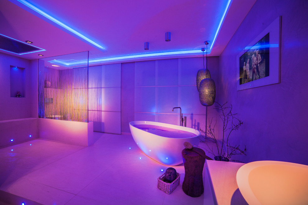 Example of a trendy bathroom design in Cologne