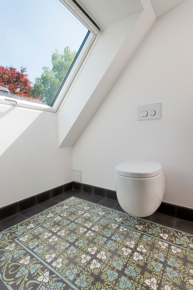 Design ideas for a bohemian bathroom in Cologne.