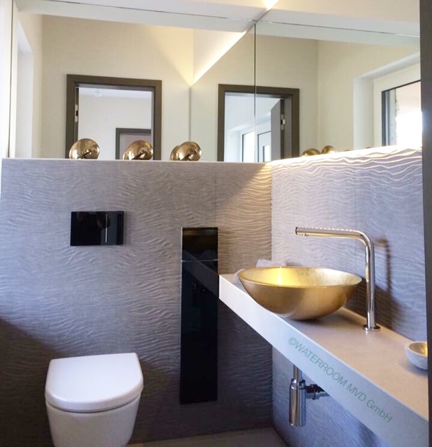 Goldstück - Gäste WC mit einem Hauch von Luxus - Klassisch - Badezimmer ...