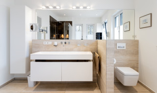 75 Badezimmer mit beigefarbenen Fliesen Ideen & Bilder - Februar 2022 |  Houzz DE