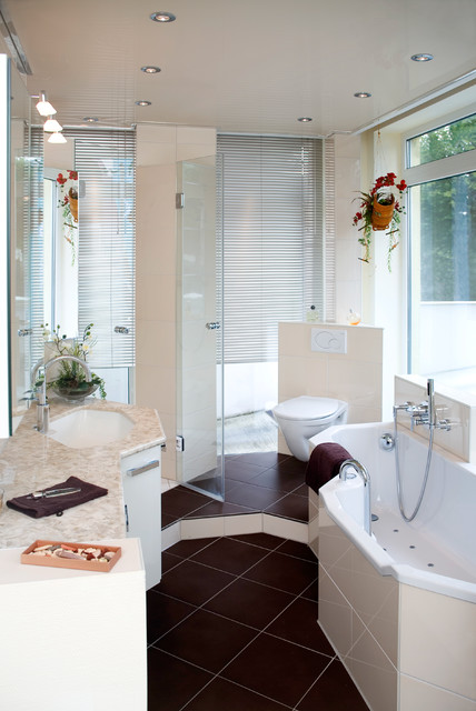 Kleine Badezimmer - miniBagno - Mediterran - Badezimmer - Frankfurt am