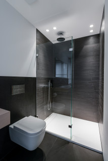 75 Badezimmer mit schwarzen Fliesen Ideen & Bilder - Mai 2022 | Houzz DE