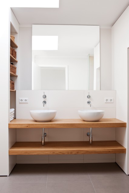 Neubau Einfamilienhaus Bad Vilbel - Contemporary - Bathroom - Frankfurt -  by in_design architektur | Houzz
