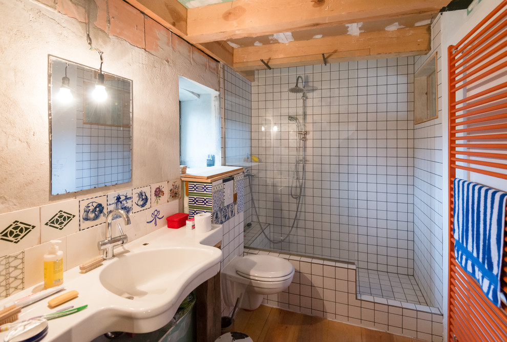 Idee per una stanza da bagno shabby-chic style