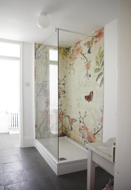 Tapeten von Wall&Deco, auch wasserfest für in die Dusche - Modern -  Badezimmer - Köln - von VerWANDlung remmers Malerwerkstätten | Houzz