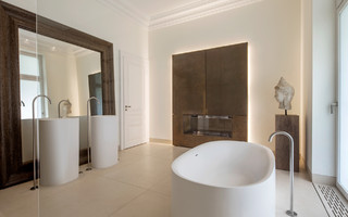 75 Badezimmer Mit Braunen Fliesen Ideen Bilder Januar 21 Houzz De