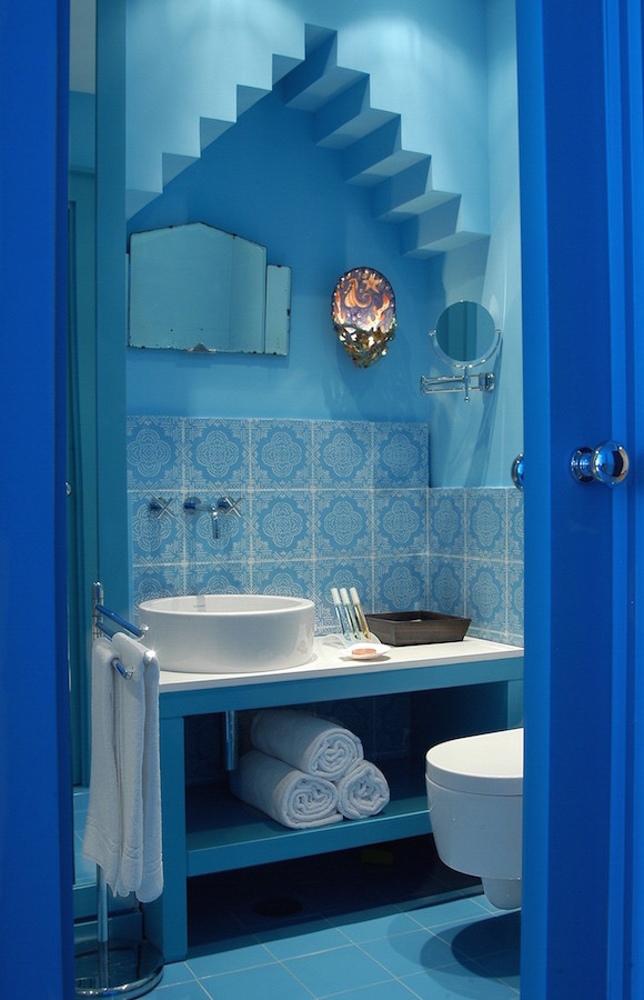 Inspiration for a mediterranean bathroom in Stockholm.