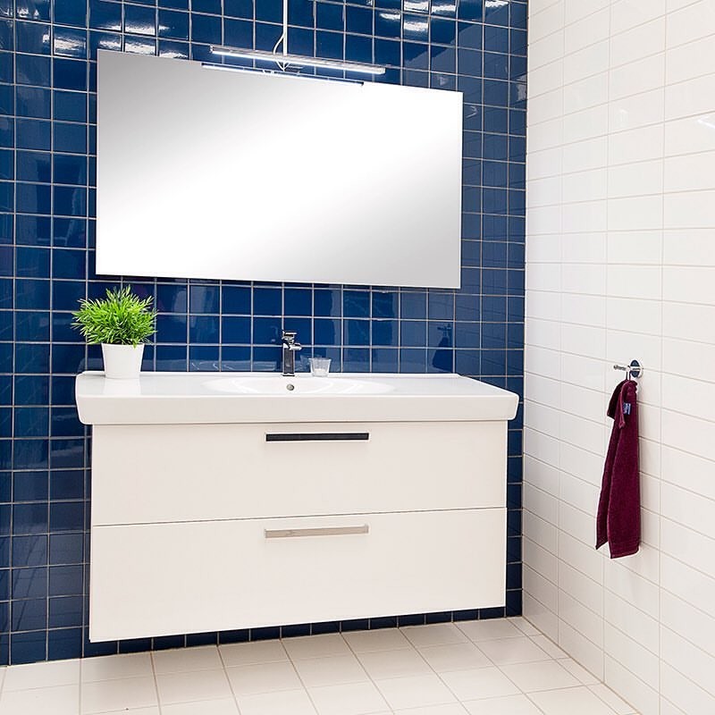 マルメにあるトラディショナルスタイルのおしゃれな浴室の写真